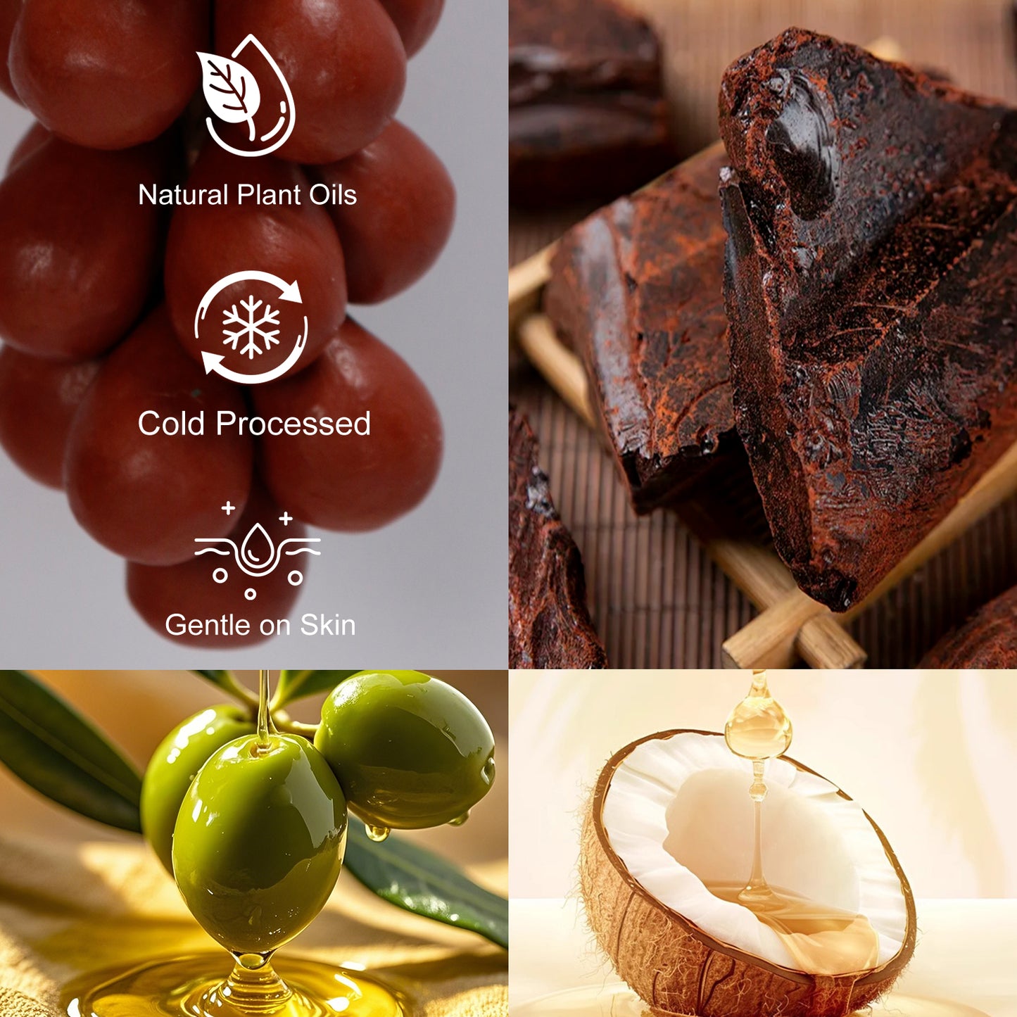 SAPHUS Grape Shaped Soap On Rope, Natural Handmade Soap Bar, Decorative Bath & Body Soap Gift for Women, Packed in Elegant Gift Box, Red