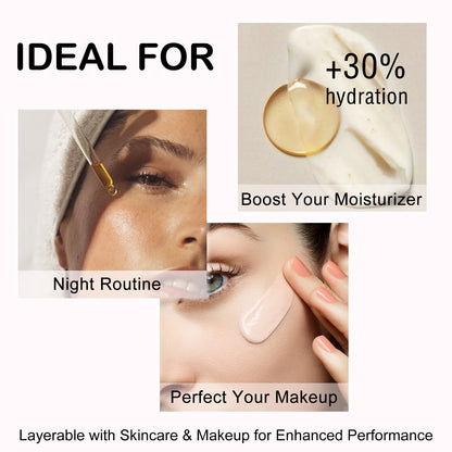 SAPHUS Lightweight Face Oil Serum with Squalane, Jojoba & Rosehip – Non-Greasy, Fast-Absorbing Formula for Dry/Sensitive Skin – Vegan, Fragrance-Free, Under Makeup Use